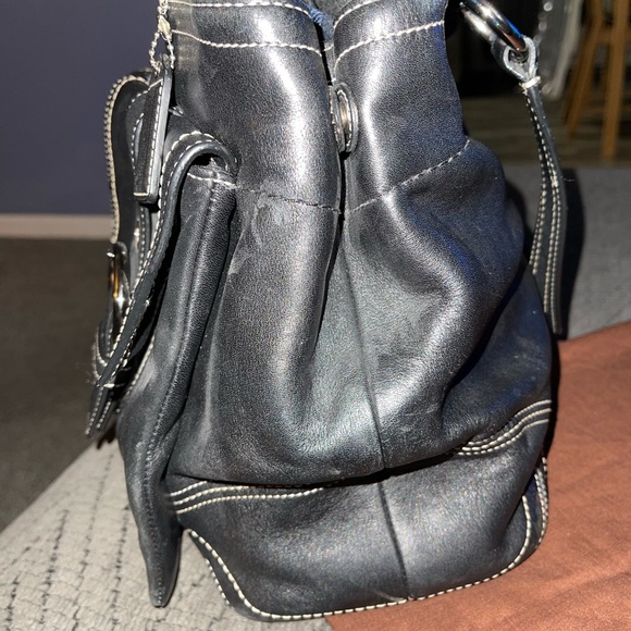 Vintage coach leather hobo bag very clean - Picture 3 of 5